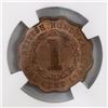 Image 8 : Lot of four British Honduras bronze 1c, Elizabeth II, in NGC slabs, as follows: 1956 MS 65 RB; 1958 