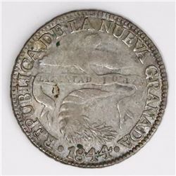 Bogota, Colombia, 2 reales, 1844RS.