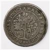 Image 2 : Costa Rica, 1 real, 1847JB, normal B (rare), "Madonna and child" proclamation issue.