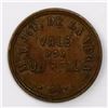 Image 1 : Matanzas, Cuba, copper 1 real token, 1864, Ingenio Ecuador / M. y J.F. de la Vega.