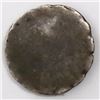 Image 2 : Dominica, 1-1/2 bitts (moco), center cut of a Spanish colonial bust 8R stamped with script-D in sunb
