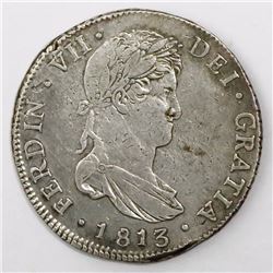 Guatemala, bust 4 reales, Ferdinand VII, 1813M, ex-Richard Stuart.