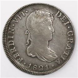 Guatemala, bust 4 reales, Ferdinand VII, 1821M, ex-Richard Stuart.