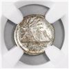 Image 1 : Guatemala, Central American Republic, 1/4 real, 1846, coin alignment, encapsulated NGC MS 63, ex-Ric