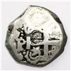 Image 2 : Guatemala, 8 reales, sun-over-mountains countermark (Type II, 1839) on a Potosi, Bolivia, cob 8 real