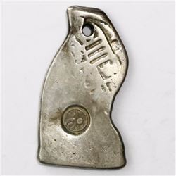 Guatemala, 4 reales, sun-over-mountains countermark (Type II, 1839) on a Mexico City, Mexico, cob 4