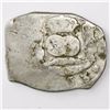 Image 1 : Guatemala, 4 reales, sun-over-mountains countermark (Type II, 1839) on a Guatemala cob 4 reales, (17