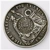 Image 2 : Guatemala, 1 peso, "1/2 real" counterstamp of 1894 on a Lima, Peru (struck in Santiago), 1 sol of 18