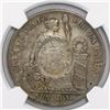 Image 1 : Guatemala, 1 peso, "1/2 real" counterstamp of 1894 on a Lima, Peru, 1 sol, 1885TD, encapsulated NGC 