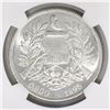 Image 2 : Guatemala, 1 peso, 1895, encapsulated NGC MS 62.