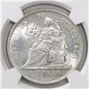 Image 1 : Guatemala, 1 peso, 1896, encapsulated NGC MS 63.