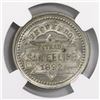 Image 2 : San Felipe, Mexico, silver railroad token, 1892, encapsulated NGC MS 64, finest and only specimen in