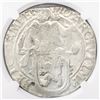 Image 2 : Campen, United Netherlands, "lion" daalder, 1648, knight facing left, encapsulated NGC AU 55.