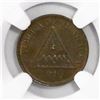Image 1 : Nicaragua (Heaton mint), bronze 1/2 centavo, 1916-H, encapsulated NGC MS 62 BN, ex-Richard Stuart.