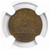 Image 1 : Nicaragua (Philadelphia mint), bronze 1/2 centavo, 1922, encapsulated NGC AU 58 BN, finest and only 