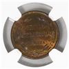Image 2 : Nicaragua (Philadelphia mint), bronze 1/2 centavo, 1934, encapsulated NGC MS 65 BN, finest and only 