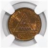 Image 1 : Nicaragua (Philadelphia mint), bronze 1/2 centavo, 1936, encapsulated NGC MS 65 RB, finest known in 