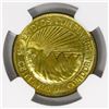 Image 2 : Nicaragua, brass 5 centavos, 1943, encapsulated NGC MS 67, finest known in NGC census, ex-Richard St