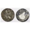 Image 1 : Lot of two Lima, Peru, bust 2 reales: Charles III, 1779MJ; Charles IV, 1808JP.