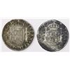 Image 2 : Lot of two Lima, Peru, bust 2 reales: Charles III, 1779MJ; Charles IV, 1808JP.
