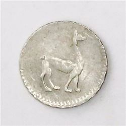 Lima, Peru, 1/4 real, 1855.