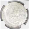 Image 2 : Lima, Peru, 1 sol, 1870YJ, encapsulated NGC MS 63.