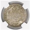 Image 2 : Lima, Peru, 1/5 sol, 1874YJ/YB, encapsulated NGC MS 66.