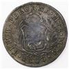 Image 2 : Philippines (under Spain), 8 reales, Ferdinand VII, crowned "F.7.o" countermark (1832-4) on a Lima, 