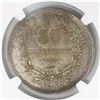 Image 2 : Uruguay (struck in Paris), 50 centesimos, 1877-A, encapsulated NGC AU 58.