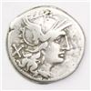 Image 1 : Roman Republic, AR denarius, Cn. Baelius Tamphilus, 194-190 BC.