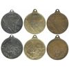 Image 1 : Lot of three Panama silver, brass, and copper medals, 1912, Hamilton Foley panorama of the Panama Ca