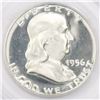 Image 1 : USA (Philadelphia mint), proof half dollar Franklin, 1956, type two, encapsulated PCGS PR 68 CAM.