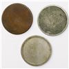 Image 2 : Lot of three silver and copper US slot machine tokens, ca. 1920s, LIBERTAD, Standing Liberty quarter