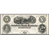 Image 1 : Russellville, Kentucky, Southern Bank of Kentucky, 5 dollars front proof, ND (1850s-1860s), no overp