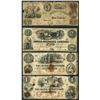 Image 1 : Lot of four Michigan notes, 1841-54.