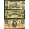 Image 3 : Lot of ten obsolete notes, 1830s-1864.