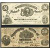 Image 1 : Lot of two Richmond, CSA, $50 notes, 1861.