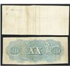 Image 2 : Lot of two Richmond, CSA, $20 notes, 1861-63.