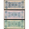 Image 2 : Lot of three Richmond, CSA, $10 notes, 1862-63.