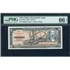 Image 1 : Cuba, Banco Nacional de Cuba, 10 pesos, 1960, certified PMG Gem UNC 66 EPQ, Che Guevara printed sign