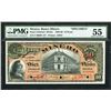 Image 1 : Chihuahua, Mexico, Banco Minero, specimen 10 pesos, ND (1903-06), certified PMG AU 55 / previously m