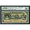 Image 1 : Hermosillo, Sonora, Mexico, Banco de Sonora, specimen 5 pesos, ND (1897-1911), certified PMG AU 58 E