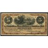 Image 1 : Lima, Peru, Compania de Obras Publicas y Fomento del Peru, 5 soles, 4-7-1876.