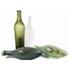 Image 1 : Lot of three glass bottles (one champagne and two Webb's Soda torpedoes) from the RMS Rhone (1867).