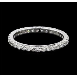 0.50 ctw Diamond Eternity Ring - 14KT White Gold