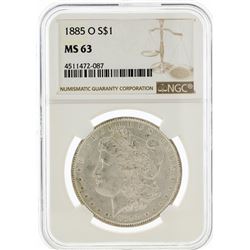 1885-O NGC MS63 Morgan Silver Dollar