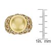 Image 4 : 2.03 ctw Diamond and Pearl Ring - 18KT Yellow Gold