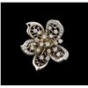 Image 2 : 14KT White Gold 1.29 ctw Diamond Ring