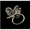 Image 3 : 14KT White Gold 1.29 ctw Diamond Ring