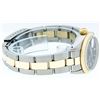 Image 2 : Rolex Two-Tone Black Index Yellow Gold Fluted Oyster Band DateJust Ladies Watch